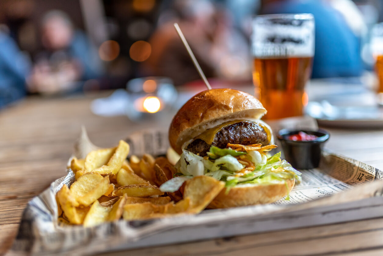 A Burger (Photo) Credit Sebastian Fahrni (iStock)